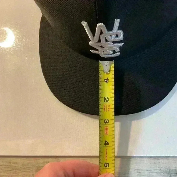 new era 59fifty WESC 2011 black 100% wool size 7 - Picture 6 of 8